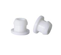 Bouchon à pression en Silicone de 2.5mm à 50.6mm, capuchon de trou en caoutchouc, couvercle d'extrémité de tuyau rond(White,11mm-5Pcs)