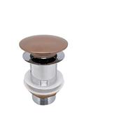 Bouchon à ressort, Bouchon d'évier Popup de remplacement, salle bains, Drain Push-down, Type désodorisation multicolore(Rose-chrome No Hole)
