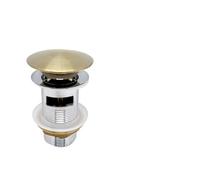 Bouchon à ressort, Bouchon d'évier Popup de remplacement, salle bains, Drain Push-down, Type désodorisation multicolore(Bg Gold-chrome Hole)