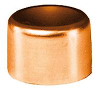 bouchon à souder en cuivre - femelle - diamètre 18 mm - sachet de 2