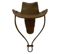 Bouchon À Vin | Bouchon de Bouteille Champagne Chapeau Cowboy Silicone | Accessoire de Cuisine Décoratif pour Préservation des Boissons | Pour Réception Barbecue Noces Maison Bar Domicile