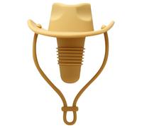 Bouchon À Vin Chapeau Silicone | Bouchon De Bouteille De Vin Chapeau Cowboy | Accessoire Réutilisable De Préservation Des Boissons Pour Barbecue Fête Bar Maison | Pour Bière Soda Vodka