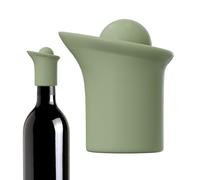 Bouchon à vin en silicone - Bouchon à champagne - Passe au lave-vaisselle - Hermétique - Ustensile de cuisine pour bar à la maison, camping, voyage, restaurant, fête, pique-nique, champagne, bourbon