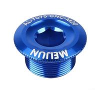 Bouchon à vis de pédalier de rechange M20 pour Hollow Tech II - 7075-T6 - Cache-boulon en aluminium - Compatible avec FC-4500 FC-5600 - Plusieurs couleurs (20 mm bleu)