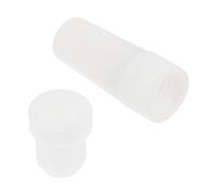 Bouchon Agitateur en Ptfe pour Réactifs Chimiques, Blanc, Usage Labo | Outil de Mélange Polyvalent, Petit et Léger, Pratique, Facile à Utiliser, pour Solvants, Usage Pro ou Perso