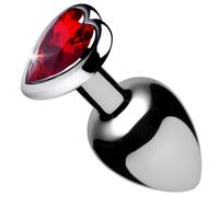 Bouchon Anal En Pierre Précieuse Rouge - Moyen