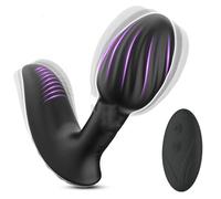 bouchon anal Vibromasseur Anal à distance 9 Modes, plug Anal vibrant portable, Massage de la Prostate, jouets sexuels pour adultes Pour femmes