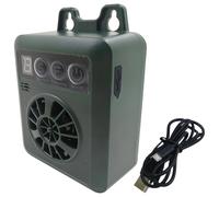 Bouchon anti-aboiement à ultrasons, couverture de 15 mètres, 4 fréquences, activé par le son, imperméable, chargement USB