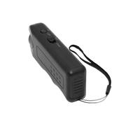 Bouchon anti-aboiement électronique pour chien - Appareil anti-aboiement pour intérieur et extérieur - Ultrasons avec lampe de poche LED - Portable - Contrôle puissant - Dissuasif efficace - Noir