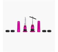 Bouchon anti-crevaison - Pour pneu sans chambre à air - Rose - Kit complet - Muc-Off