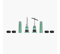 Bouchon anti-crevaison - Pour pneu sans chambre à air - Turquoise - Kit complet