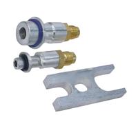 Bouchon anti-fuite pour climatisation - Connecteur pour tuyau de détection de fuite - Bouchon sensible et résistant pour tubes AC pour ateliers et garages