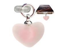 Bouchon Anti-poussière de Type C pour Port de Charge de téléphone Portable - Prise Anti-poussière de Type C, Protection Anti-poussière en Forme de cœur de Type C pour Les Smartphones et tablettes