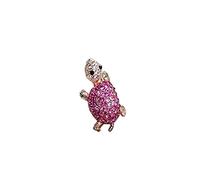 Bouchon Anti-poussière - écouteurs Jack Accessoires Cristal Belle Tortue Rose/charmes de cellules/Oreille Jack 3,5 mm Robuste et Pratique Clever Design