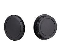 Bouchon anti-poussière pour Canon EF Mount Camera Body Canon EOS-1D X Mark III 850D 760D 9000D 1300D 90D 77D 7D 5D et bouchon d'objectif arrière pour objectifs Canon EF EF-S