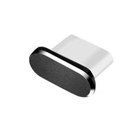 Bouchon Anti-poussière pour Port USB-C Universelle en Silicone Blanc / Noir