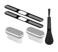 Bouchon anti-poussière pour téléphones portables, set de prises USB C anti-poussière et kit de nettoyage, protecteur doux et nettoyant pour appareils pour extérieur, électronique, voiture, voyage