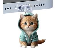 Bouchon Anti-Poussière,Protecteur de Port de Chargeur avec Pendentifs Chat | Bouchons Anti-Poussière USB C Charm pour Téléphone Type C