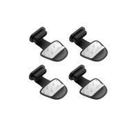 Bouchon Anti-Poussière Usb C En Silicone,Adhésif Détachable,Couvercle De Protection Du Port De Charge,Bouchon Anti-Poussière Pour Accessoires Samsung Google Pixel - Type Black-4x