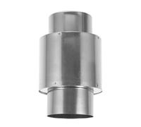 Bouchon Antigel pour Conduit de Cheminée, Acier Inoxydable Argenté | Chauffe-eau à Gaz et Conduit, Anti-refoulement, Protection Vent, la Cuisine et Salle de Bain, Hiver