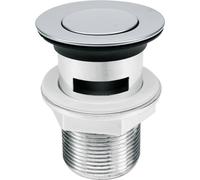 Bouchon automatique, garniture de vidage chrome Pop Up 1 1/4" avec trop-plein, PVC