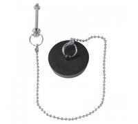 Bouchon avec chaînette chromée 30 cm Ø 55/58 BRICOZOR