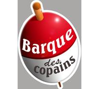 Bouchon Barque Des Copains - 15x10.7cm - Sticker/Autocollant