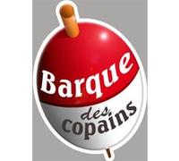 bouchon barque des copains - 15x10.7cm - Sticker/autocollant