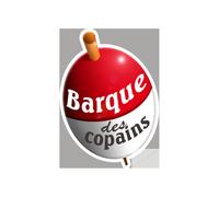 Bouchon Barque Des Copains - 20x14cm - Sticker/Autocollant