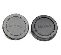 Bouchon Cache boitier+ Bouchon arrière Objectif pour Monture Olympus Micro 4/3