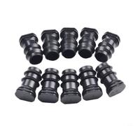 Bouchon cannelé pour tuyau en polyéthylène - Pour irrigation goutte à goutte - Accessoires d'arrosage de jardin - Raccord de tuyau agricole - 16 mm, 20 mm, 25 mm (25 mm)