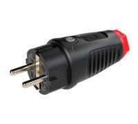 Bouchon caoutchouc 16A 2P+Z 230V SCHUKO VDE TAURUS2 0512-sr