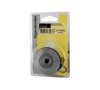 Bouchon caoutchouc NOYON enjoliveur inox Ø55 x 58 Chaînette 400 mm - 33267