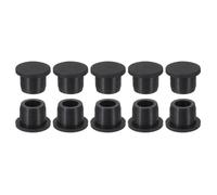 Bouchon caoutchouc SOURCING MAP pour 12-13mm Trou Silicone Caoutchouc Trou Bouchon Doux Flexible Bouchon Noir 10Pcs