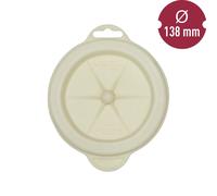 Browin Ballon en verre col large joint en caoutchouc bouchon KB138 diamètre 120/138 mm