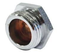 Bouchon chromé mâle 20x27 (3/4) | Boutté