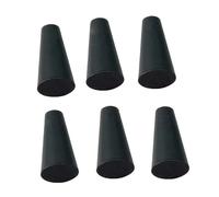 Bouchon Conique en Caoutchouc de Silicone, Tube Conique, Bouchon de Trou de masquage, Bouchons Noirs, Couvercle d'extrémité de scellage, Haute température, 1/3 pièces (Color : 6x10x19mm, Size : 10pc