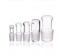 Bouchon creux en verre de laboratoire - 14#, 19#, 24#, 29# Bouchon à bouche standard - 1 pièce/2 pièces/10 pièces for expériences scolaires en flacon(No.19 1pc)