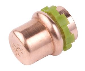 Bouchon cuivre rond à sertir - Femelle - Ø 15 mm - Comap