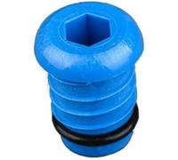 Bouchon d’essai d’étanchéité pour tuyaux PEX en polypropylène avec joint EPDM - Bouchon de chantier réutilisable pour installation sanitaire et test de pression