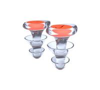 Bouchon d oreille nike swim 618 transparant orange