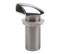 Bouchon d'aération de bateau en acier inoxydable 316 de qualité marine pour pont de yacht, réservoir de valve d'air, capot respirant avec polissage miroir et longue durée de vie en argent (2,5 cm)