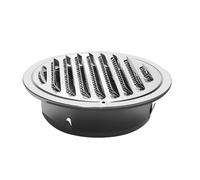 Bouchon d'aération épais en acier inoxydable 201 pour hotte aspirante, anti-retour, 300 mm, accessoire de ventilation de cuisine