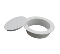 Bouchon d'aération pour trous et ouvertures de climatisation, couvercle décoratif trou protection mural, mural décoratif, capuchon ventilation blanc Type50