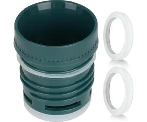Bouchon d'amorce de rechange en silicone pour bouteille Stanley classique avec set de joints en silicone Vert 473 ml, 750 ml, 1 l, 1,4 l et 1,9 l