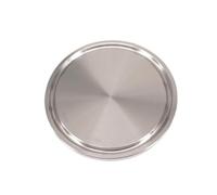 Bouchon d'arrêt à trois pinces de 2" (64 mm) - Embout sanitaire en acier inoxydable 304 for brassage maison, produits laitiers et raccords de tuyauterie