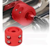 Bouchon d'arrêt de câble en caoutchouc robuste, protecteur de corde étanche, accessoire pour crochet de câble pour treuils tout-terrain ATV UTV avec clé Allen (Rouge)
