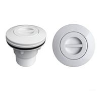 Bouchon d'aspiration de piscine ABS Joint d'étanchéité pour prise murale - Couvercle en plastique solide pour piscine, spa, entretien des canalisations, facile à installer, taille standard