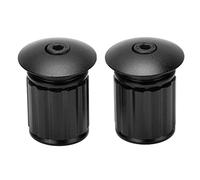 Bouchon de Barre d'Expansion de Vélo Bouchons de Verrouillage Réglables en Alliage d'Aluminium pour Accessoires de Guidon de Vélos Pliants de Route de Montagne 18 20 mm 2 Pack (Noire)