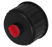 Bouchon de Bidon D'essence de Course, Couvercle Étanche Noir | Pièce de Rechange en Plastique, Format 10,50x10,50x10,00cm, pour Jerrican et Garage